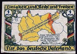 Soltau 1921 Error 1 Mark Front 75 Pf Reverse German Notgeld Rare Soltau Banknote Collection German