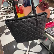 Discover our collection of tote bags for women in leather and jacquard designs. Kate Spade Jae Quilted Large Tote Handbag Shoulder Bag Black Luxury Bags Wallets Handbags On Carousell