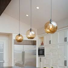 kitchen pendant lighting bar lamp amber