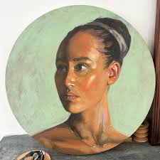 Talia 💕 The challenge of painting a face you know so well is ironically  frustrating — surprisingly, this is my first attempt at painting her.  Grateful that I have a lifetime of