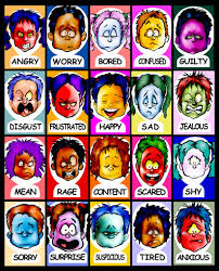 feeling faces feeling faces cards feeling faces chart and