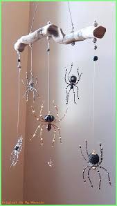 Beaded Wind Chimes Ideas Amazing Suncatcher Beadedwindchimessuncatcher Beadedwindchimesyardart Perlenwinds Spider Crafts Beaded Spiders Christmas Spider