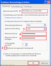 The ssid command sets a service set identifier (ssid) for an ssid profile. Router Faq De Windows Xp Wlan Manuelle Installation Ssid An Aus