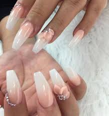 They are popular due to their wide selection of colors, designs and other optional features. Pink And White Ombre Nails