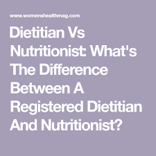 What S The Difference Between A Dietitian And Nutritionist Nutritionists Dietitian Registered Dietitian