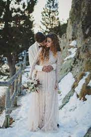 Wintry Boho Wedding Ideas From Spain Winter Wedding Dress Boho Wedding Dress Lace Boho Wedding Dress