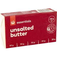 Classic unsalted butter with a fat content of 82. Essentials Unsalted Butter 250g Woolworths