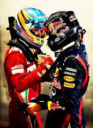 Fernando Alonso Sebastian Vettel Formula 1 Car Singapore Grand Prix Formula 1