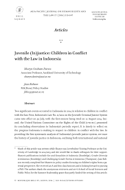 Below are a few of the most common dispositions (or resolutions) of juvenile delinquency cases in minnesota Pdf Juvenile In Justice Children In Conflict With The Law In Indonesia