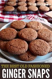 Old Fashioned Ginger Snaps Recipe Ginger Cookie Recipes Ginger Snap Cookies Recipe Ginger Snap Cookies