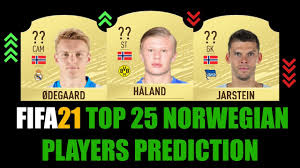To put that into context, only three arsenal players have a higher overall rating on the game currently, with. Fifa 21 Top 25 Norwegian Players Rating Prediction W Haland Odegaard Berge Svensson King Youtube