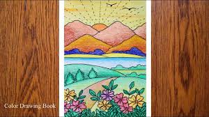 Watch as bhg shares five tips on garden designing. How To Draw Scenery Of Sunrise Step By Step Flower Garden Drawing For Flower Garden Drawing Garden Drawing Drawings