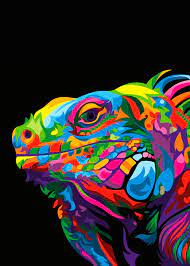 Iggy The Iguana Pop Art In 2021 Pop Art Art Pop Art Animals