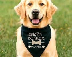 Custom Wedding Bandana, Mom and Dad Are Getting Married, Wedding Attire,  Engagement Dog Gift, Dog Scarf, Dog Tuxedo Wedding Outfit