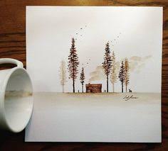 How to make paper patterns using coffee | for beginners | coffee art. Learn The Basic Coffee Painting Techniques For Beginners Ideas And Projects Homesthetics Inspiring Ideas For Your Home Coffee Art Painting Coffee Painting Basic Painting
