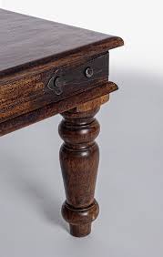 Ravi iron base solid wood top coffee table. Jaipur Coffee Table 110x60 Bizzotto