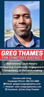 Who knew Cemetery District Commissioner is an actual role? With your vote,  I intend to make it impactful. Come along for this unique journey. Let's  talk about the Enterprise Cemetery