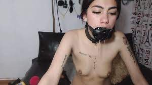 Hardcore gag dildo in her mouth | xHamster