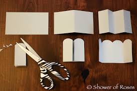 4 unfold 2 folds so it's in half again 5 cut from center to fold line (about a 2 and 2/3″ cut Shower Of Roses The Ten Commandments Lap Book Catechism Craft With Free Printables