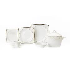 Emsan fine bone lotus 60 parça 12 kişilik yemek takımı set i̇çeriği 12 adet servis tabağı 12 adet çukur tabak 12 adet pasta tabağı 12 adet çorba kasesi 3 adet küçük kayık tabak 1 adet büyük kayık tabak 2 adet tuzluk 2 adet biberlik 2 adet kürdanlık 1 adet çorba tenceresi+1 adet kapağı. Emsan Fine Bone 584 85 Parca Kare Porselen Yemek Takimi Emsan