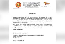 Alamat anda sebagai pengirim 2. Contoh Surat Rasmi Kepada Sultan Brunei Klewer D
