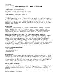 Ask yourself these questions and make note of the answers: Concept Formation Lesson Plan Educational Assessment Concept