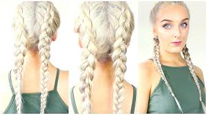 You can do this hairstyle with long or medium length hair. How To Dutch Braid Your Own Hair For Beginners Youtube
