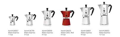 Bialetti 6801 Moka Stovertop Coffee Maker 9 Cup Aluminum