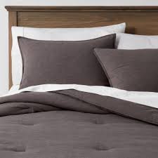 4.2 out of 5 stars 388. King Space Dyed Cotton Linen Comforter Sham Set Dark Gray Threshold On Target Accuweather Shop