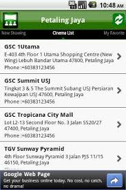 Today's movie showtimes at gsc 1 utama. Cinema Showtimes My For Android Apk Download
