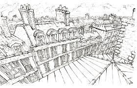 How to draw backgrounds for animation. Paris Animation Background On Behance