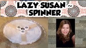 Lazy Susan with a Fidget Spinner