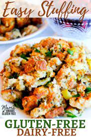 An Easy To Make Gluten Free Stuffing Recipe Make The Holidays Easy And Deliciou Gluten Free Stuffing Gluten Free Sides Dishes Gluten Free Thanksgiving Recipes