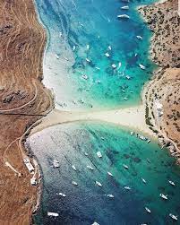 Kolona Beach Kythnos Greece Summer Shots Kythnos