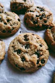 Life Changing Tahini Chocolate Chip Cookies Kalejunkie Recipe Tahini Cookies Food Recipes