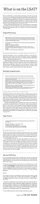 What Is On The Lsat Infographic Law School Prep Law School Lsat Prep