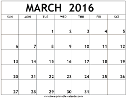 March 2016 Printable Calendar Printable Calendar July Monthly Calendar Printable November Printable Calendar