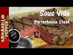 Sous Vide Porterhouse Steak With The Anova Precision Cooker