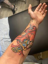 This is my second t. Scrolldrop Tattoos
