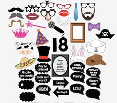Birthday Photo Booth Props Printable Templates Pin On Photobooth