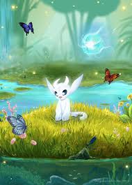 Ori And Seyn Ori And The Blind Forest Creature Picture Digital Art Illustration Game Art