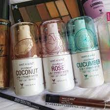 Wet N Wild Photo Focus Primer Water In Coconut Rose And Cucumber New Wet N Wild Haul And Reviews Www Thebeautyj Primer Water Wet N Wild Wet N Wild Makeup