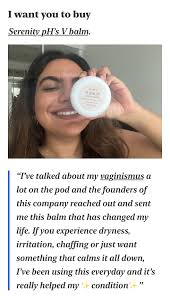 VBalm by Dr Nat B protects & moisturises vulva dryness