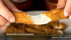 1 bungkus roti tawar, buang pinggirnya dan pipihkan; Resep Roti Isi Goreng Spesial Resep Aneka Jajanan