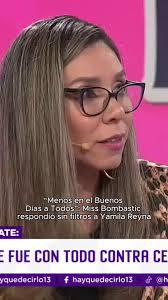 “Menos en el Buenos Días a Todos”: Miss Bombastic respondió sin filtros a  Yamila Reyna., #HayQueDecirlo13 🤩 De lunes a viernes desde las 17hrs 💖por  las pantallas de #Canal13 y #13Go 📲📺💻