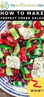 A Truly Traditional Greek Salad Recipe Is Meant To Be Of Few Ingredients Uncomplicated Super Fresh An Traditional Greek Salad Greek Salad Recipes Greek Salad