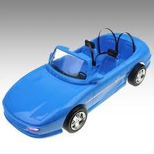 4 Seat Blue Convertible Car Cabriolet Toy For Barbie Ken Doll Dollhouse Barbie Girl Toys Barbie Car Barbie Toys