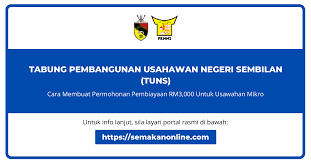 ;) untuk info , tips dan. Permohonan Tabung Usahawan Negeri Sembilan Tuns Rm3000