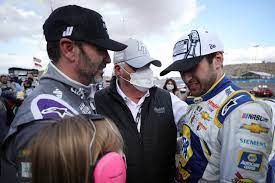 Rick hendrick was inducted into the nascar hall of fame class of 2017 friday night, along with benny parsons, raymond parks, mark martin and richard childress. Rick Hendrick Widens Title Record Nascar Hall Of Fame Curators Corner