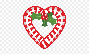 Candy Cane Heart Svg Scrapbook Cut File Cute Clipart Auto Ventilator Free Transparent Png Clipart Images Download